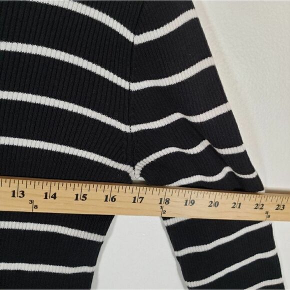 Lauren Ralph Lauren Y2K 90s Striped 3/4 Sleeve Top Size S - Picture 7 of 7